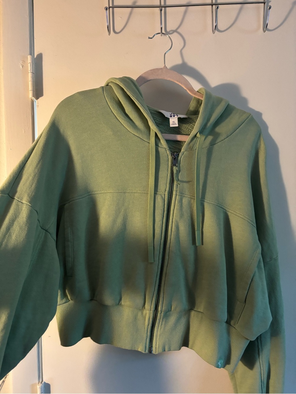 JoyLab Light Green Zip-Up Hoodie